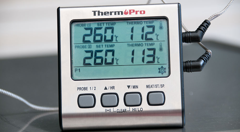 Anzeige externes Thermometer